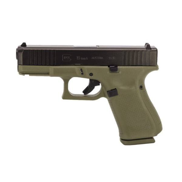 Glock 19 Gen5 Battlefield Green 9mm - Image 2