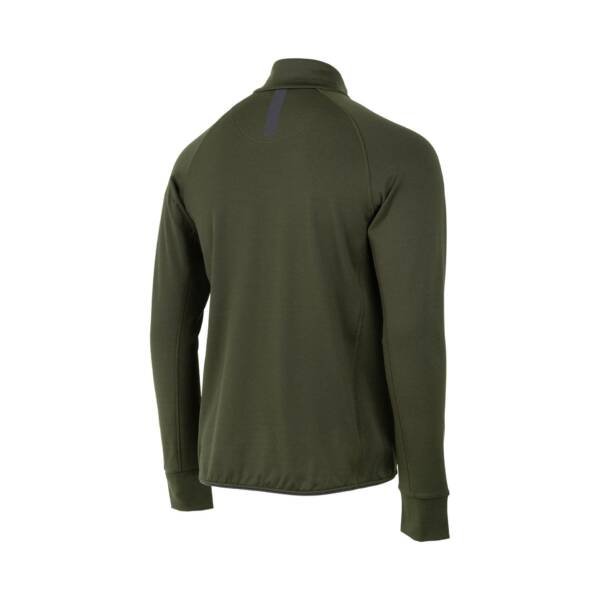 Stretch Tech Half Zip Fleece - Green Moss - Image 2