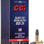 .22LR CCI Quiet Semi-Auto - 500 Rounds