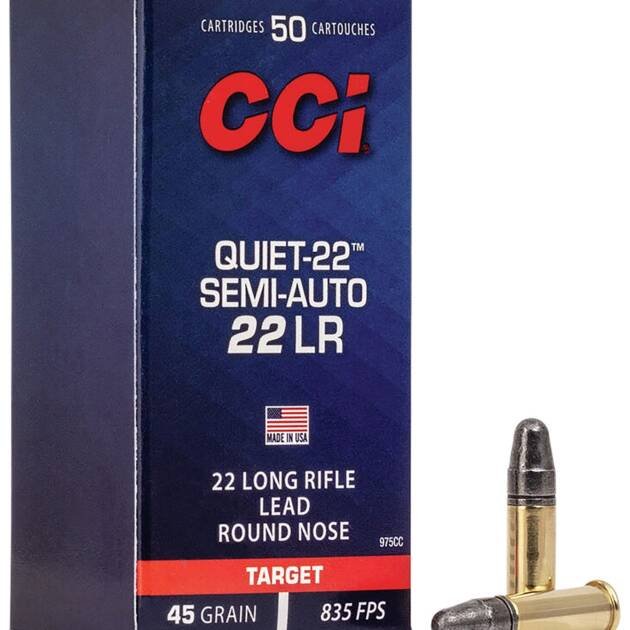 .22LR CCI Quiet Semi-Auto - 500 Rounds