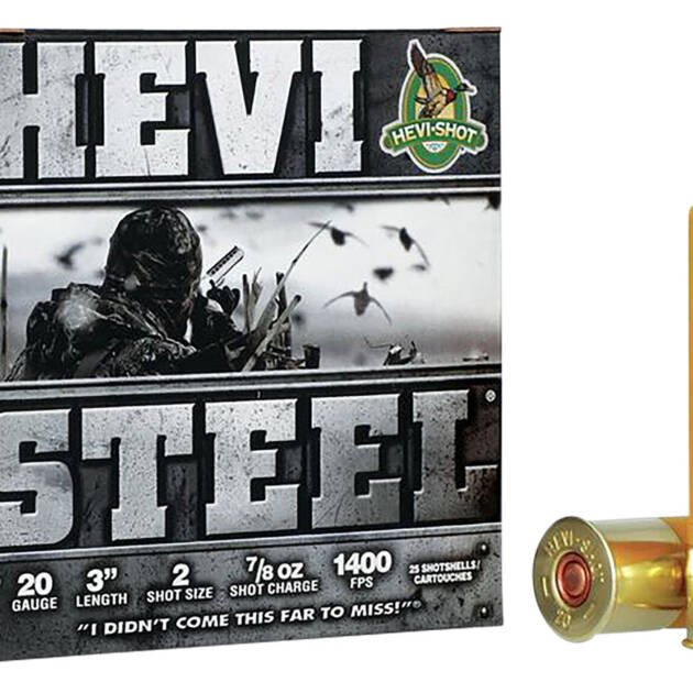 20GA Hevi-Shot 3in #2 Steel - 25 Rounds