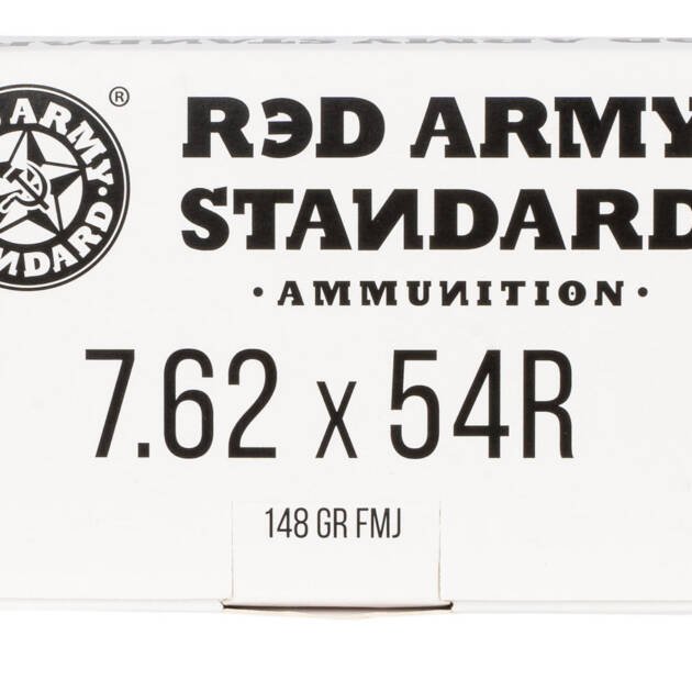 7.62x54R Red Army 148gr FMJ - 20 Rounds
