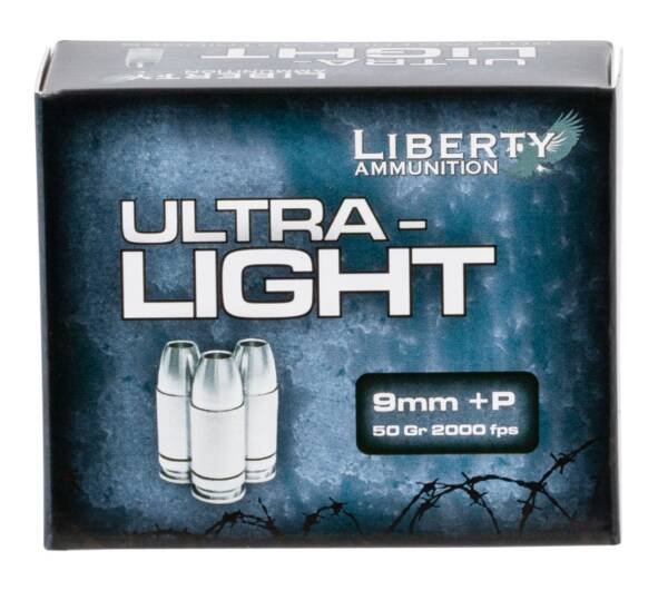 9MM Ultralight Hollowpoints - 20 Rounds
