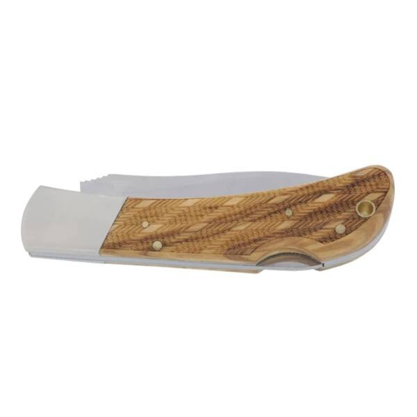Multiuse Hunting Knife - Cocobolo Wood with checkering - Image 2