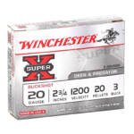 20GA Winchester #3 Buckshot - 5 Rounds