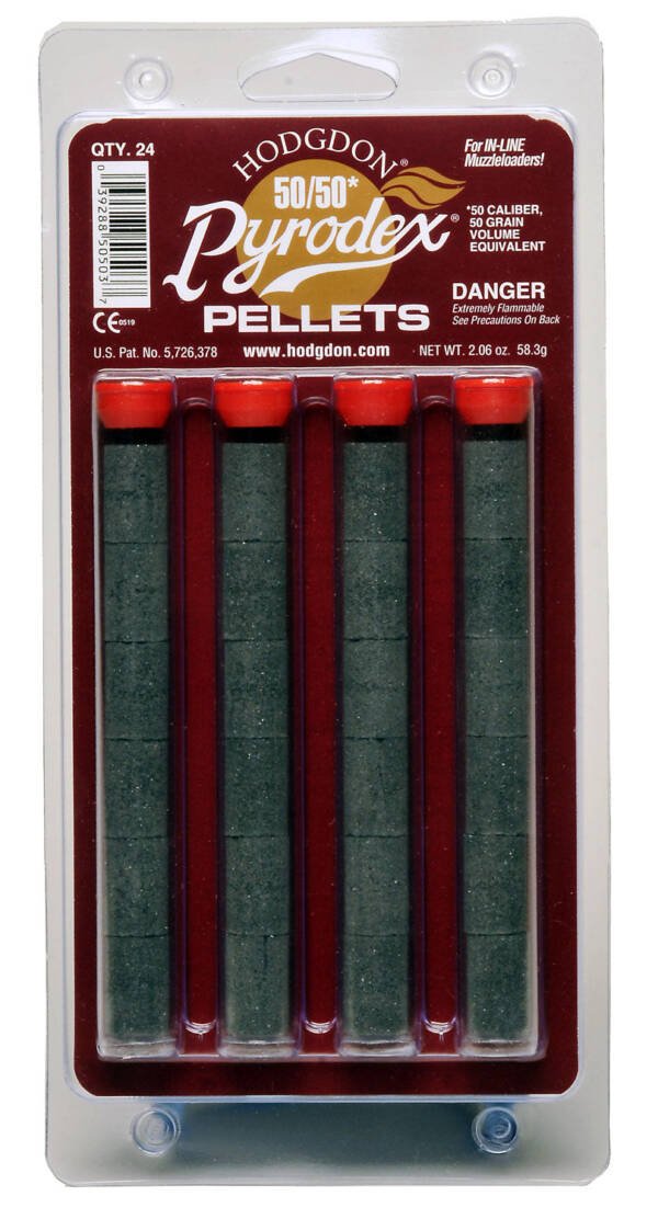 Hodgdon Muzzleloading Pyrodex 50/50 Pellets 50gr 24 Count