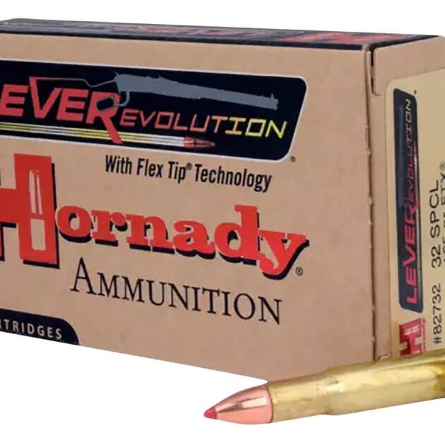 .32 Win Special Hornady 165gr FTX - 20 Rounds