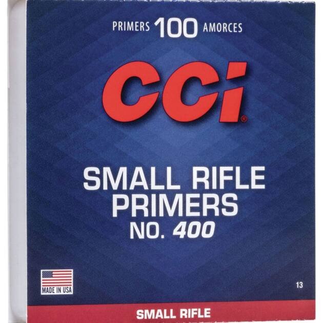 CCI 400 Small Rifle Primers-100 Count