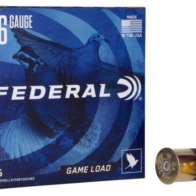 16GA Federal High Brass #6 Shot - 25 Rounds