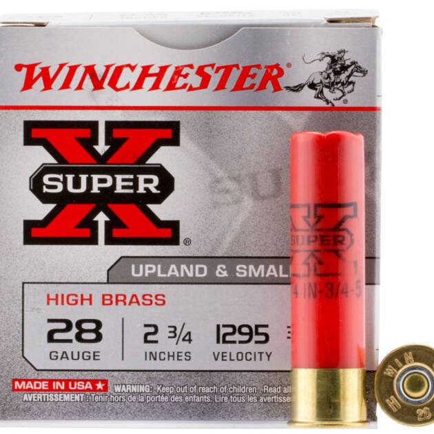 28GA Winchester High Brass #5 Shot - 25 Rounds