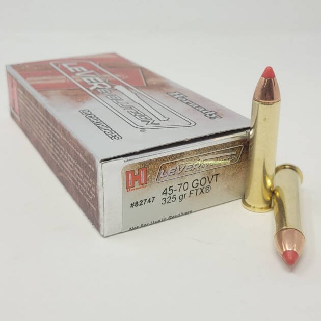 .45-70 Hornady 325gr FTX - 20 Rounds