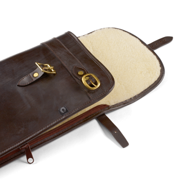 Malton Bridle Leather Slip Zip - Dark Havana - Image 2