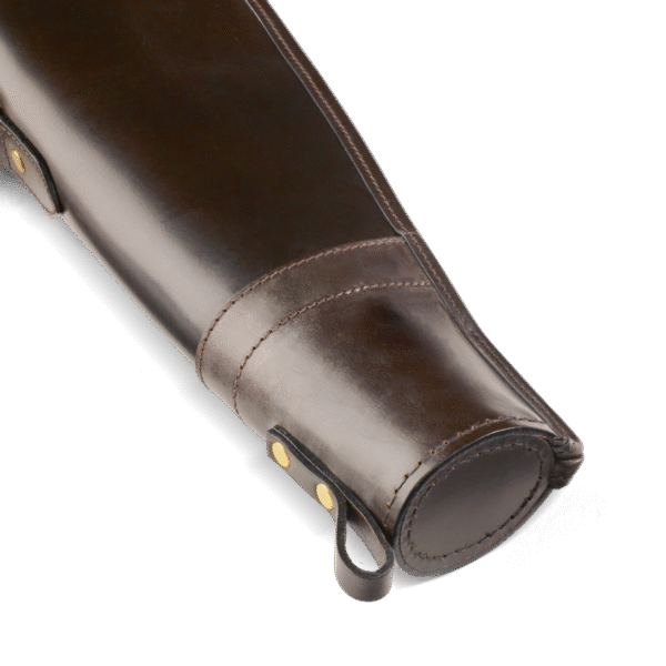 Malton Bridle Leather Slip Zip - Dark Havana - Image 3