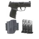 Sig Sauer 9mm P365 Optic Ready TACPAC w/ 3 Mags & Holster, Black – 365-9-BXR3P-TACPAC