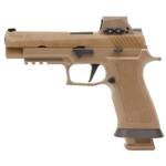 Sig Sauer M17 9mm 4.7" 21rds Pistol w/ Romeo X M17 Optic, Coyote – M17X-9-RX