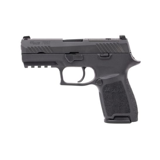 Sig Sauer P320 Compact 9mm 3.90" Compact Pistol 10rds, Black – Sleek and Reliable – 320C-9-BSSP-10