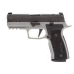 Sig Sauer P320-AXG Carry 9mm 3.90" Compact Pistol 10rds, Stainless – Reliable and Durable – 320AXGCA-9-RTXR3-R2-10