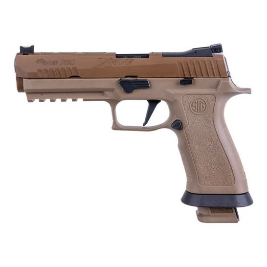 Sig Sauer P320 X-Five 9mm Pistol, Coyote Tan – 320X5-9-BAS-COY