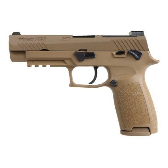 Sig Sauer P320-M17 Full 9mm Pistol, Coyote PVD – 320f-9-m17-ms-ma