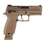 Sig Sauer P320 M18 Carry 9mm 3.9″ Pistol, Coyote Tan – 320CA-9-M18-MS