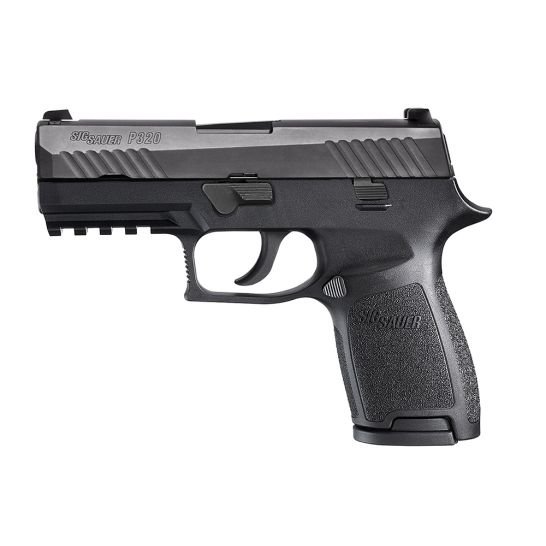 Sig Sauer P320 Nitron Compact 9mm Semi-Automatic Pistol, Blk – 320C-9-BSS-MS-10