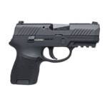 Sig Sauer P320 Subcompact 9mm Pistol w/ Night Sights & Rail, Black
