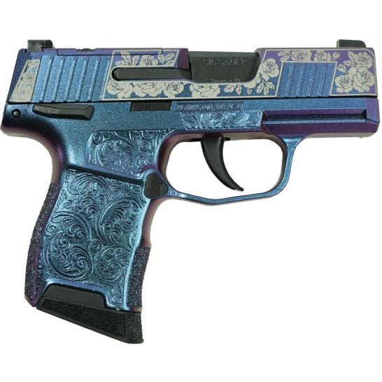 Sig Sauer P365 Optic-Ready Gun & Roses 9mm 3.10" 10rds, Mongoose Purple