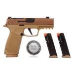 Sig Sauer P365 2A Comp 9mm 3.1″ 17rd  Pistol, Coyote Tan – 365XCA-9-CXR3P-COMP-2A