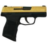 Sig Sauer P365-380 Gold Glitter .380 ACP 3.10" 10rds, Black
