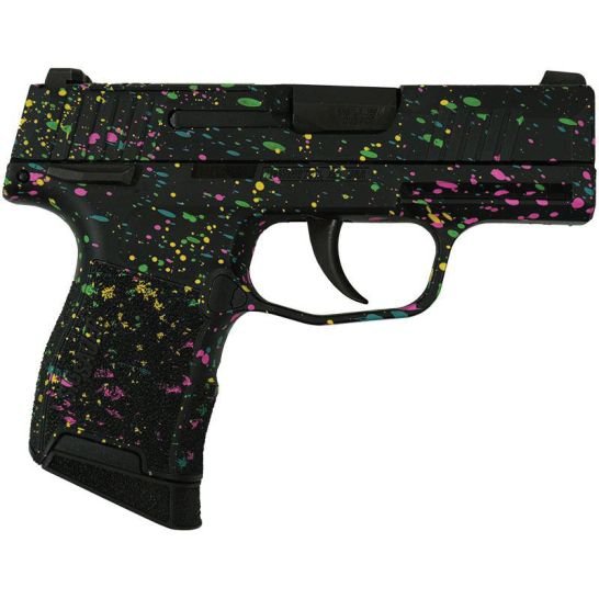 Sig Sauer P365-380 Multi Color Paint .380 ACP 3.10" 10rds, Black