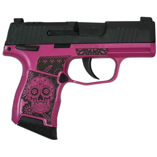 Sig Sauer P365 Optic-Ready Sugar Skull 9mm 3.10" 10rds, Medusa Pink
